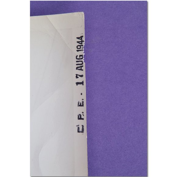 Two 8”x10” black and white photos from the U.S. Army Signal Corps. Dated 1944 - Picture 2 of 8